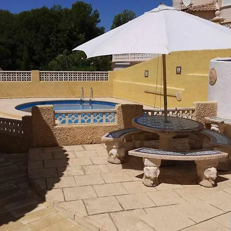 Villa Independiente Con Encanto Piscina Privada Vallada Jardin Vallado