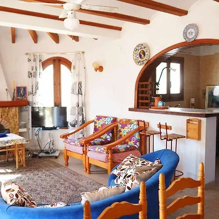 Villa Independiente Con Encanto Piscina Privada Vallada Jardin Vallado Calpe