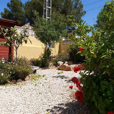 Independiente Con Encanto Piscina Privada Vallada Jardin Vallado Villa *
